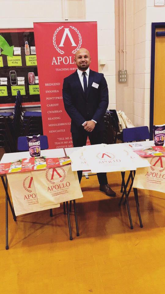 Josh at St Joseph's High School Career Event